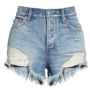 Free People Loving Good Vibrations Shorts